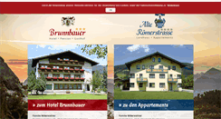 Desktop Screenshot of hotel-brunnbauer.at