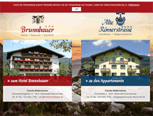 Tablet Screenshot of hotel-brunnbauer.at